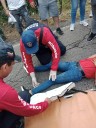 Una mujer lesionada de gravedad en aparatosa colisión en frontera