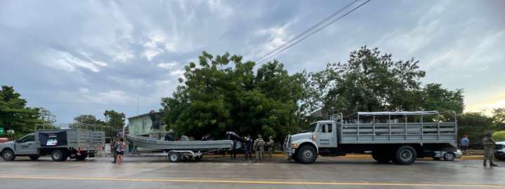 Activa Semar el Plan Marina en su Fase de Auxilio para apoyar a población afectada por lluvias en Veracruz