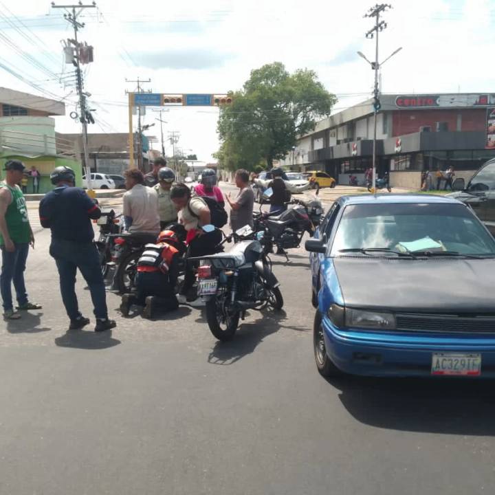 Choque en Ciudad Bolívar terminó con dos personas heridas