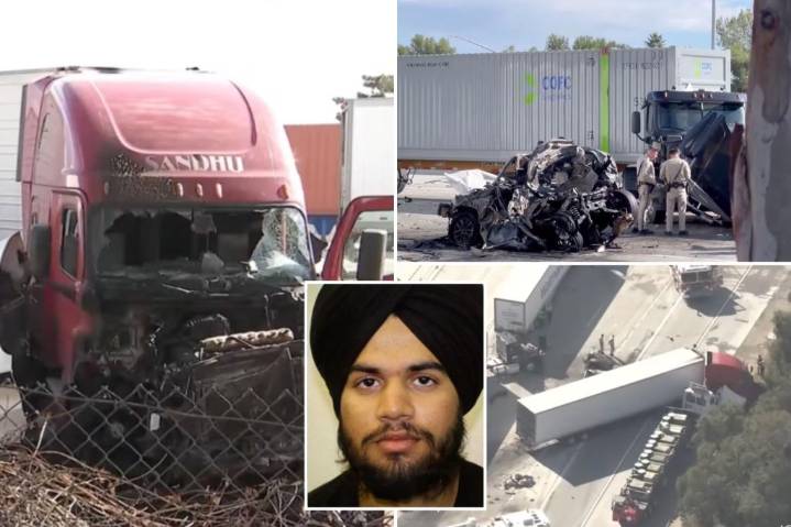 California illegal immigrant Jashanpreet Singh DUI arrest in fatal semi