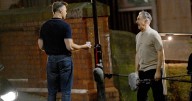Hollywood actor and Sherwood star seen filming tense scenes in popular Manchester spot