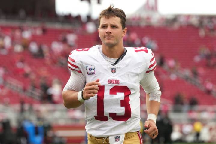 49ers QB Brock Purdy (toe) misses practice, Mac Jones limited