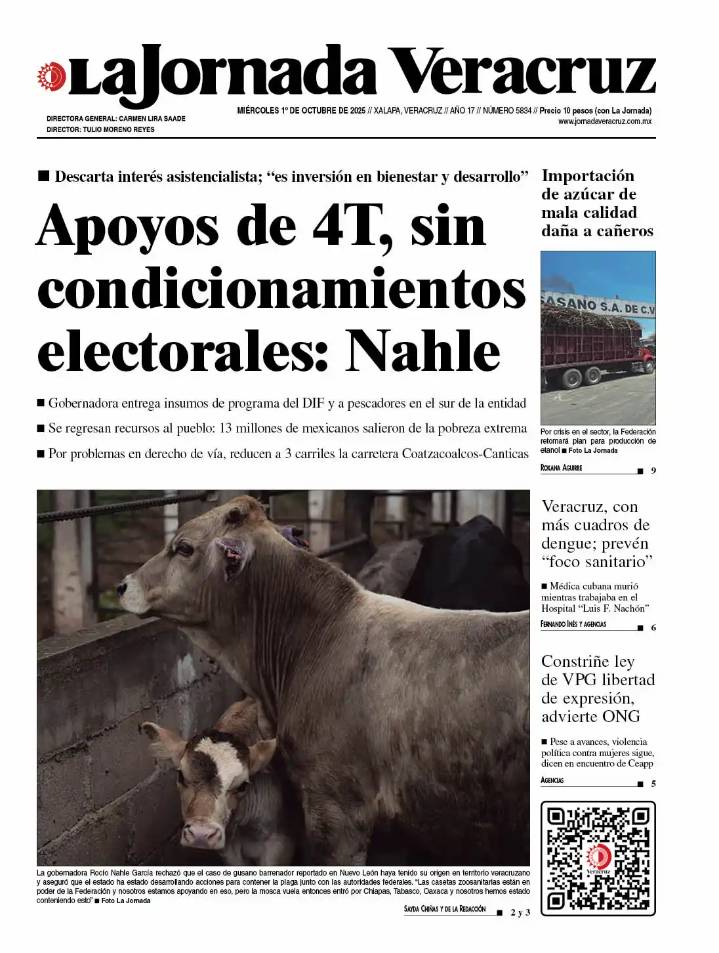 Portada del 1 de octubre de 2025