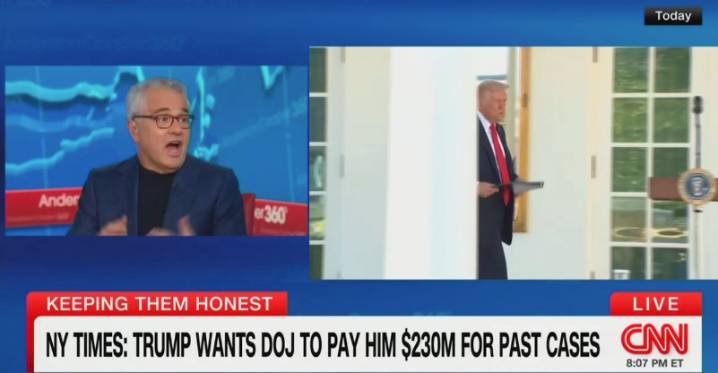 Jeffrey Toobin Pans Trump’s ‘Egregious’ Attempt to Get the Govt to Pay Him $230M