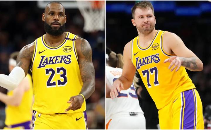 Are LeBron James and Luka Doncic playing today for Lakers vs Mavericks in the NBA preseason?