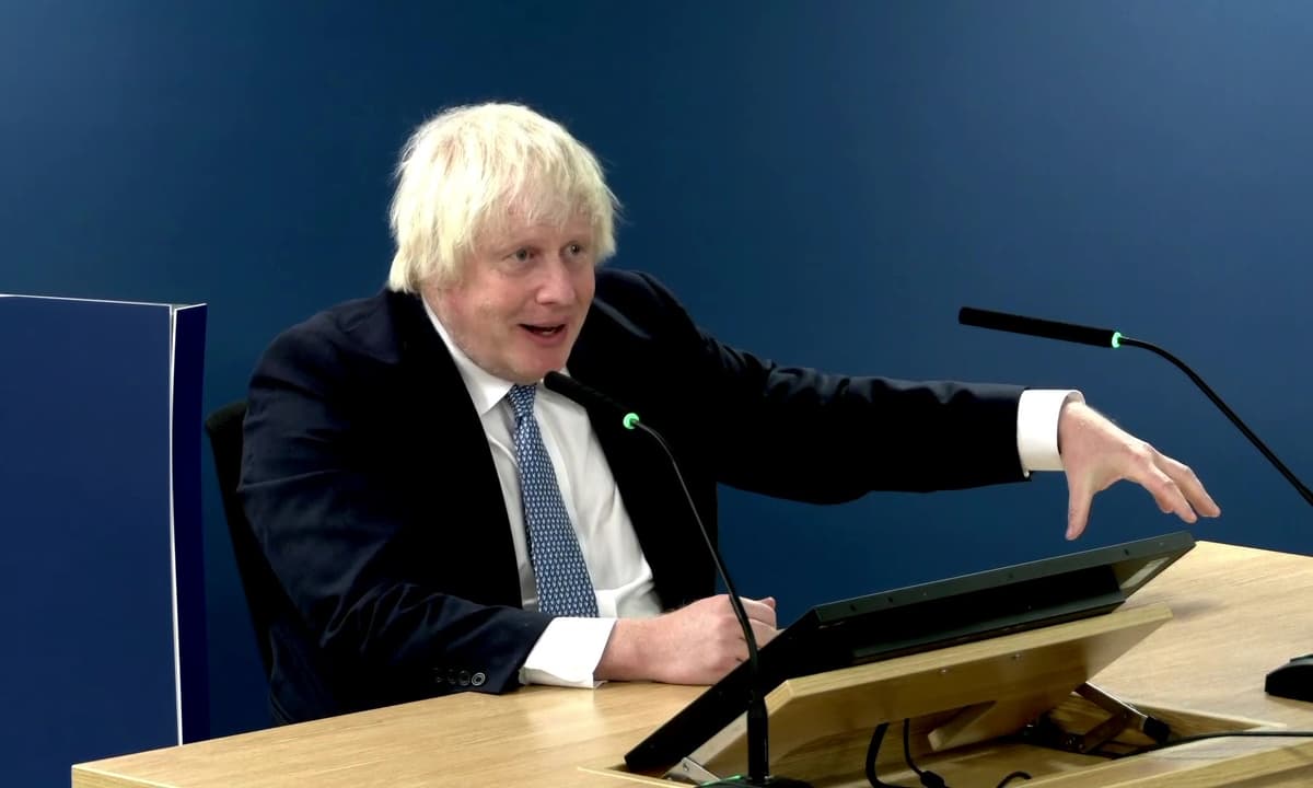 Boris Johnson quizzed at Covid-19 inquiry over pandemic's impact on children