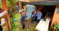 Evacuan a familias en la colonia La Pedrera de Altamira por severas inundaciones