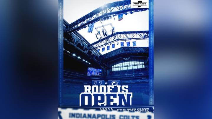 Lucas Oil's roof is open for Colts vs. Cardinals