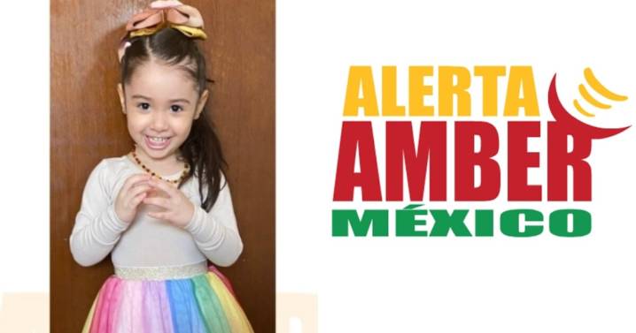 Alerta AMBER: Alexa Gabriela Ávila Salazar, de 3 años, desapareció en Tamaulipas con su padre