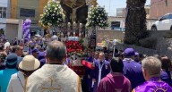 Empezó la cuarta procesión del Señor de los Milagros en Arequipa (VIDEO)