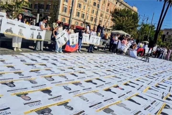 La fe no puede celebrarse entre rejas: venezolanos claman en Roma por la libertad de los presos políticos