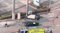Driver killed, person hospitalized after fiery crash in North Miami Beach