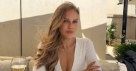 World Cup star's glam girlfriend strips 'stark naked' to 'step out of comfort zone'