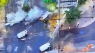 Desórdenes en Plaza Italia marcan nuevo aniversario del estallido social