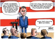 Cartoonist’s take: ‘Hegseth’s military speech’