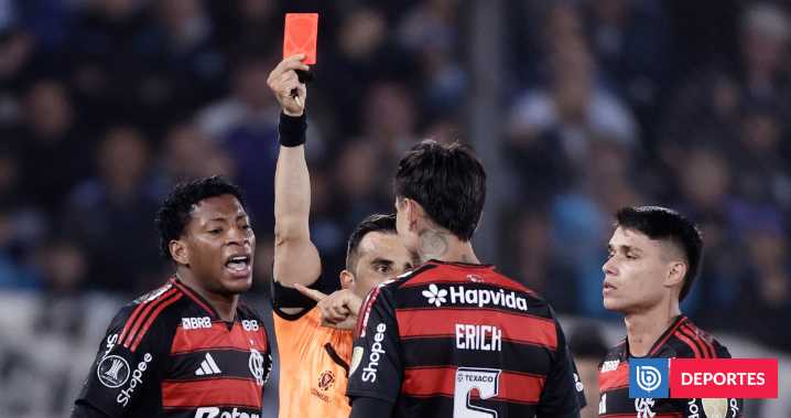 Pulgar a la final de Libertadores: Flamengo empató ante Racing con un jugador menos y va por la gloria