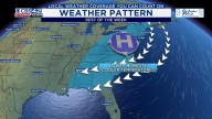 Clear, crisp nights and sunny days through Saturday. Humidity rises Sunday with a few showers.