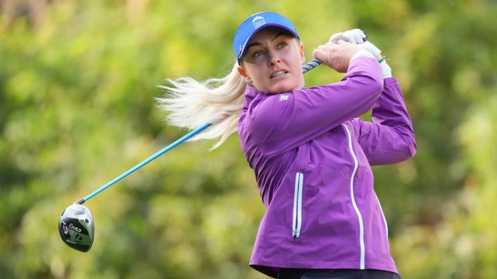 LPGA's International Crown: Charley Hull sinks 12-foot birdie for World team point as USA stay unbeaten