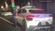 California police pull over a self-driving taxi for an illegal U