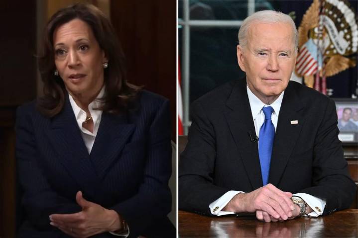 Kamala Harris’ ‘world-class pivot’ when asked about Biden’s ‘frailties’ floors journalist