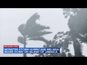 Hurricane Melissa approaches Jamaica
