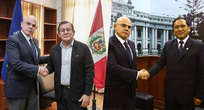 Ernesto Álvarez se reúne con voceros de Perú Libre y APP antes de pedir voto de confianza 