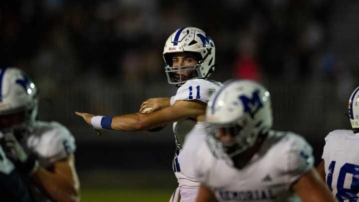 Photos from all-Evansville football battle between Memorial and Reitz