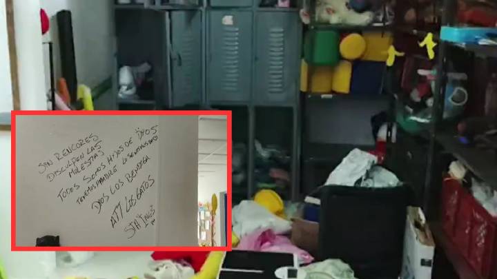 “Sin rencores, disculpen las molestias”: el mensaje que dejaron los ladrones en una escuela tras robar comida para 58 niños en Antioquia