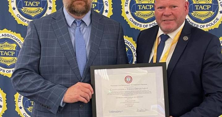 Chattanooga Police Department earns state accreditation for fourth time