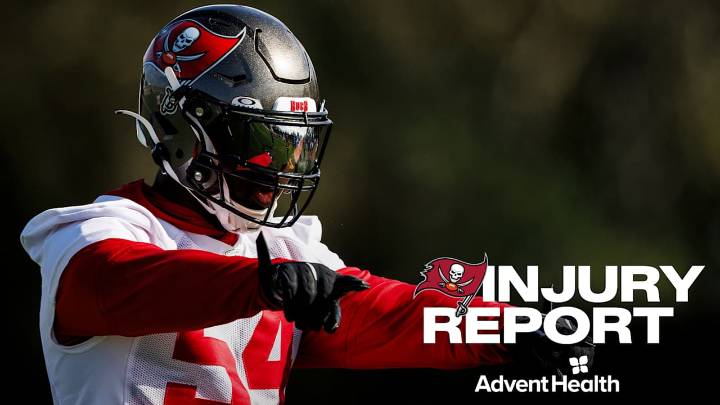 Buccaneers-Lions Injury Report Oct.17: David, Egbuka, Evans Among Non