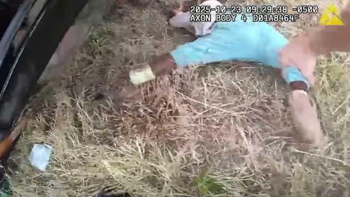 Video shows dramatic rescue of baby pinned under overturned car in Texas