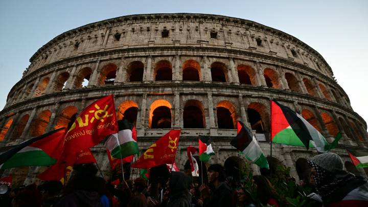 Ola de protestas anti-Israel en Europa: manifestaciones violentas con banderas palestinas en las principales ciudades