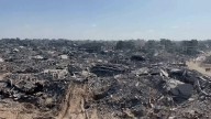 Palestinians return to the rubble of their homes in northern Gaza