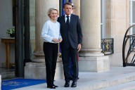 Von der Leyen destaca la estrecha colaboración con Macron en geopolítica y competitividad