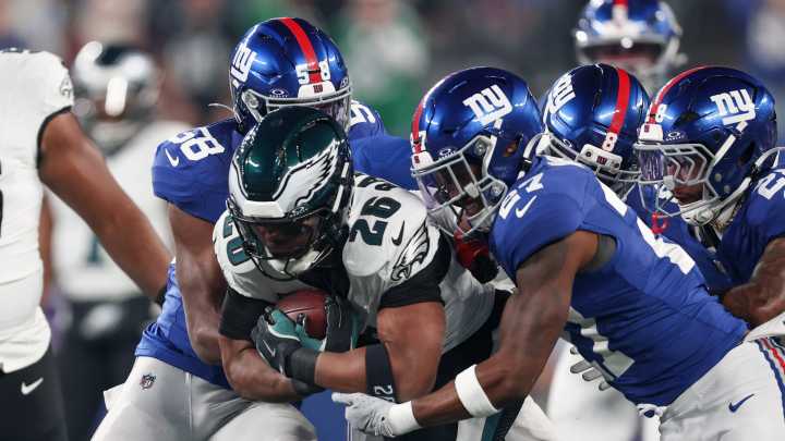 How Saquon Barkley is doing against Giants on Thursday night