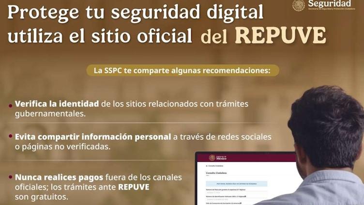 Alertan por fraudes en trámites Repuve; emiten recomendaciones