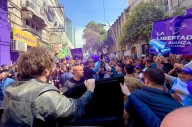 Milei aludió a Cristina y desató el grito de "tobillera" en Santiago del Estero