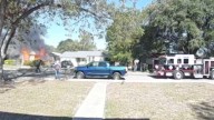 Ring doorbell video shows Schertz home engulfed in flames, neighbors report feeling ‘explosion’