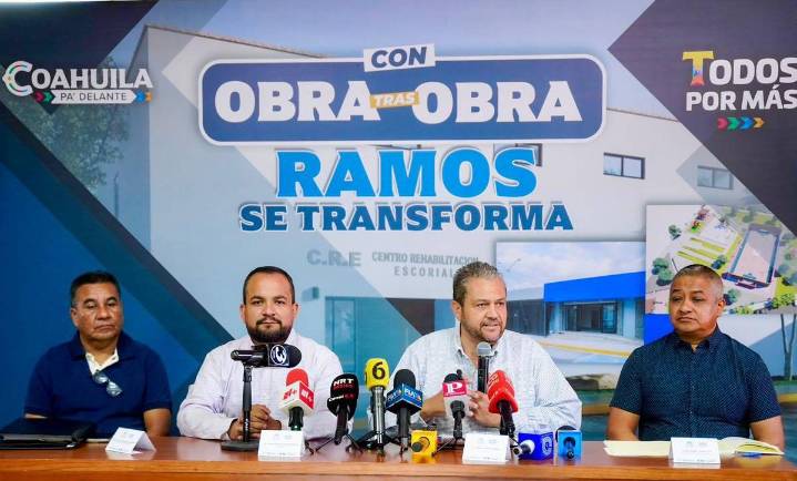 Presenta Tomás Gutiérrez ‘Con Obra Tras Obra, Ramos se Transforma’
