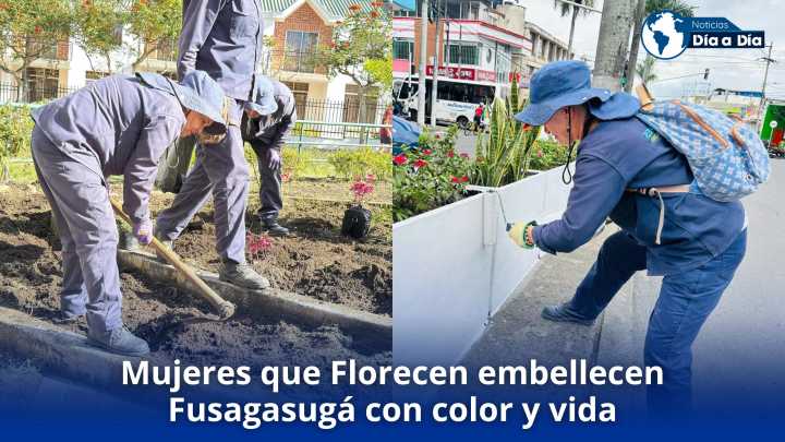 Mujeres que Florecen embellecen Fusagasugá con color y vida