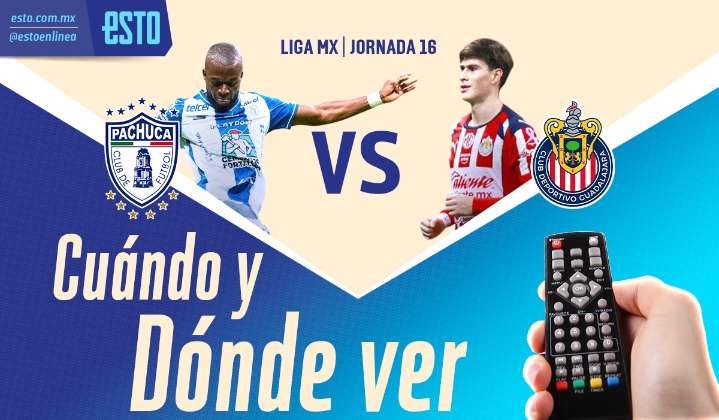 Pachuca vs Chivas: horario, fecha y transmisión del partido de la jornada 16 del Apertura 2025