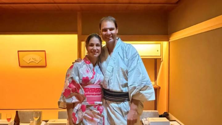 Rafal Nadal cambia la equipación de tenista por el kimono japonés en su primer aniversario tras su retirada