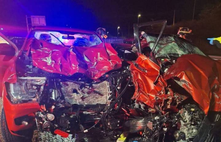 Tragedia en Villa Alemana: cuatro fallecidos deja colisión que involucró a tres vehículos y una ambulancia en autopista Troncal Sur