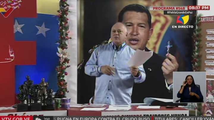 Diosdado Cabello defiende a Petro: 'el único presidente que combate el narcotráfico' en Colombia