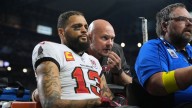 Buccaneers receiver Mike Evans leaves game against Lions with broken collarbone and concussion