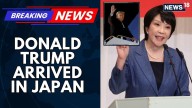 Donald Trump Arrived In Japan Where He’ll Meet New Prime Minister Sanae Takaichi For The First Time