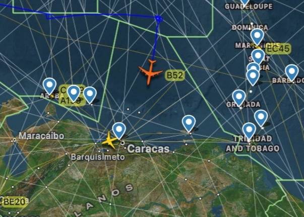 Bombarderos estadounidenses sobrevolaron cerca de las costas de Venezuela y generan alarma