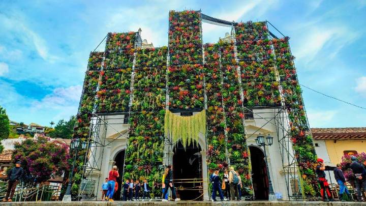 Azuma Makoto, el artista que cubrió de bromelias la iglesia de El Retiro