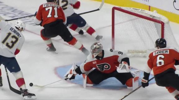 Couturier scores twice and secures Flyers' 5-2 win over Panthers in Tocchet's home coaching debut