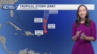 Tropical Storm Jerry to Strengthen into Hurricane